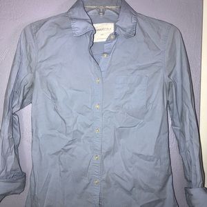 Baby blue button down